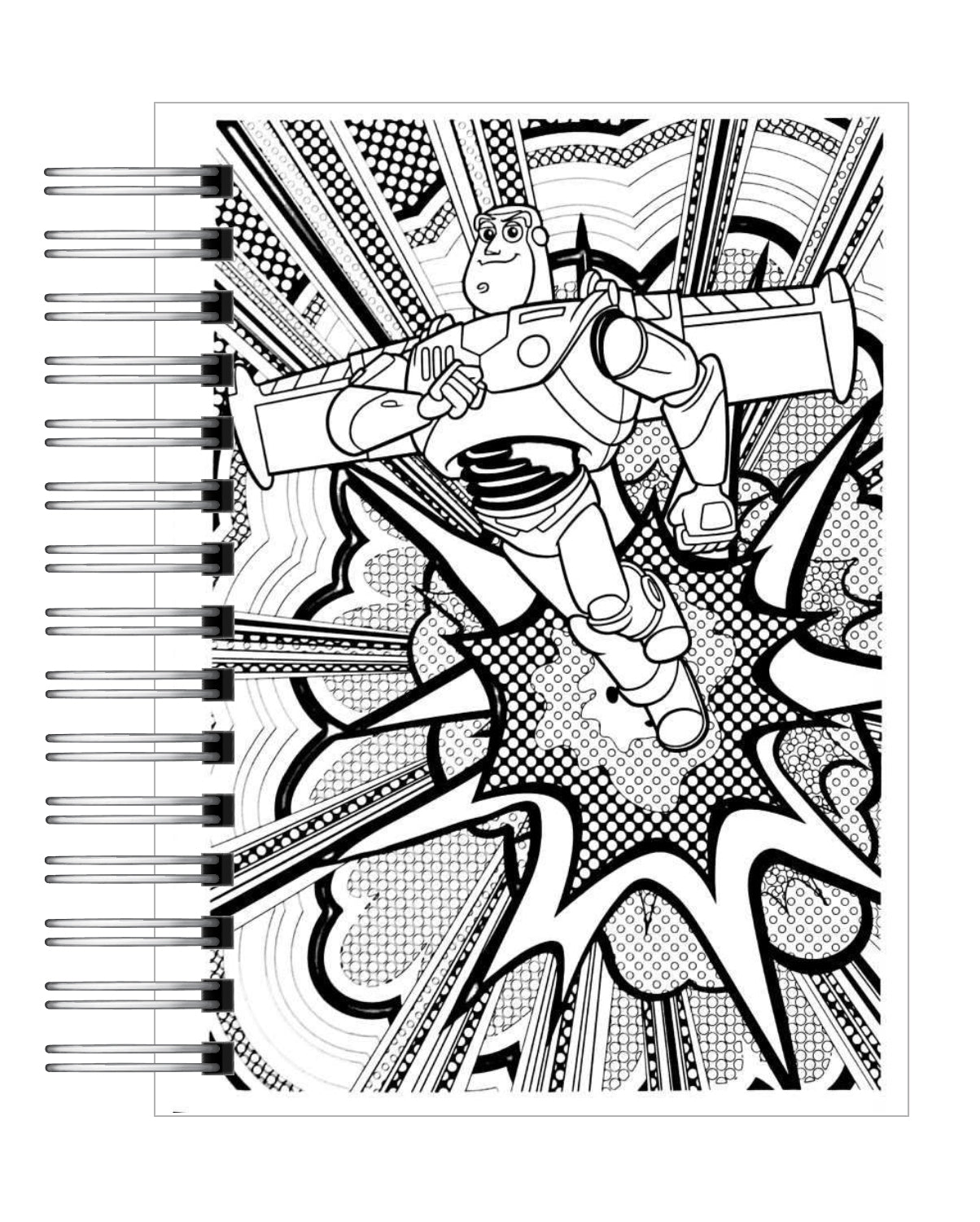 Libro para colorear personajes Pixar 5