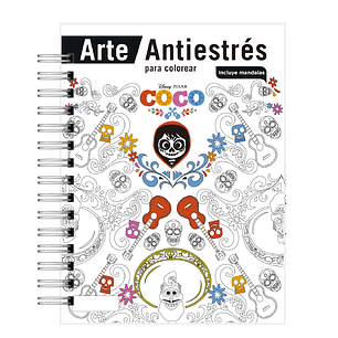 Libro Para Colorear Antiestrés Coco