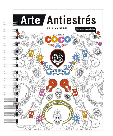 Libro Para Colorear Antiestrés Coco