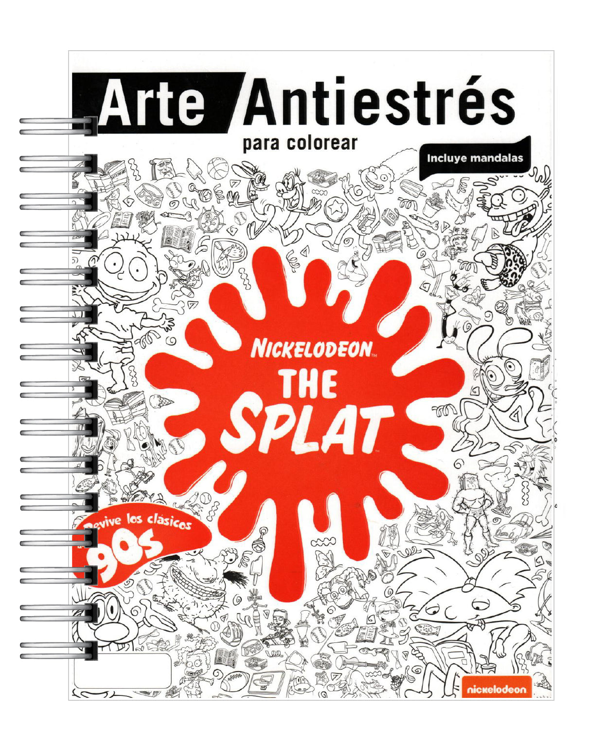 Libro Para Colorear Antiestrés The Splat Nickelodeon 1