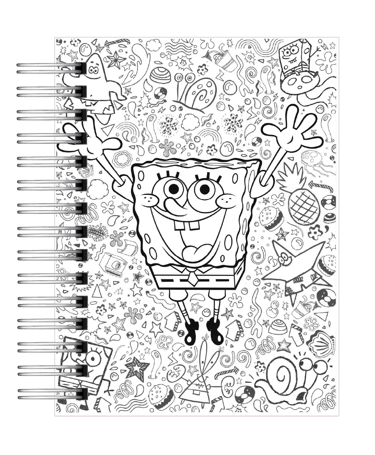 Libro Para Colorear Antiestrés Bob Esponja 2