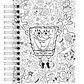 Libro Para Colorear Antiestrés Bob Esponja - Miniatura 2