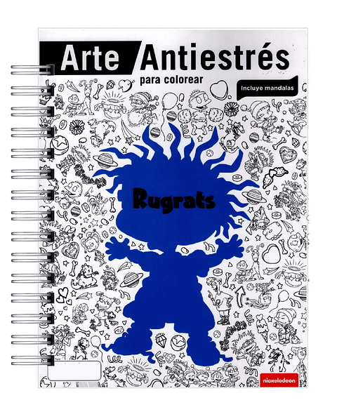 Libro Para Colorear Antiestrés Rugrats