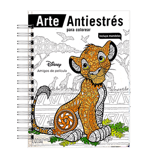 Libro Para Colorear Antiestrés Amigos de Pelicula