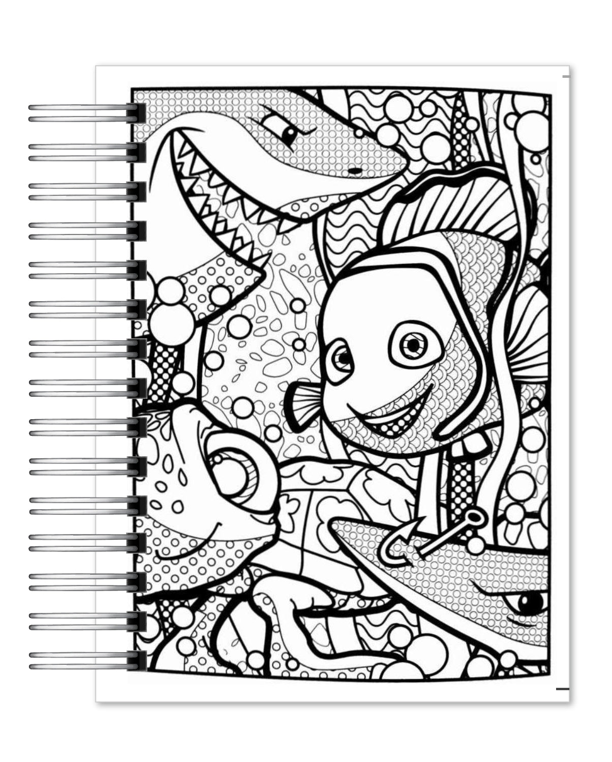 Libro para colorear personajes Pixar 6