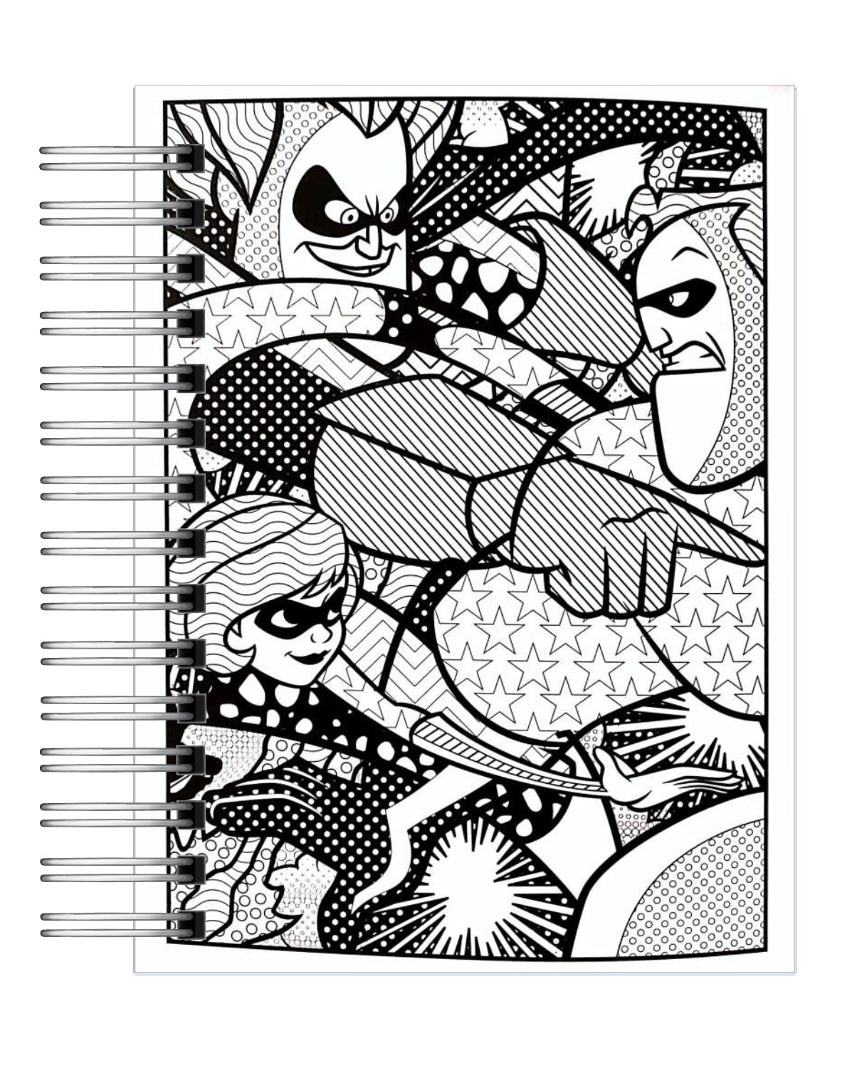 Libro Para Colorear Antiestrés Estrellas Pixar 3