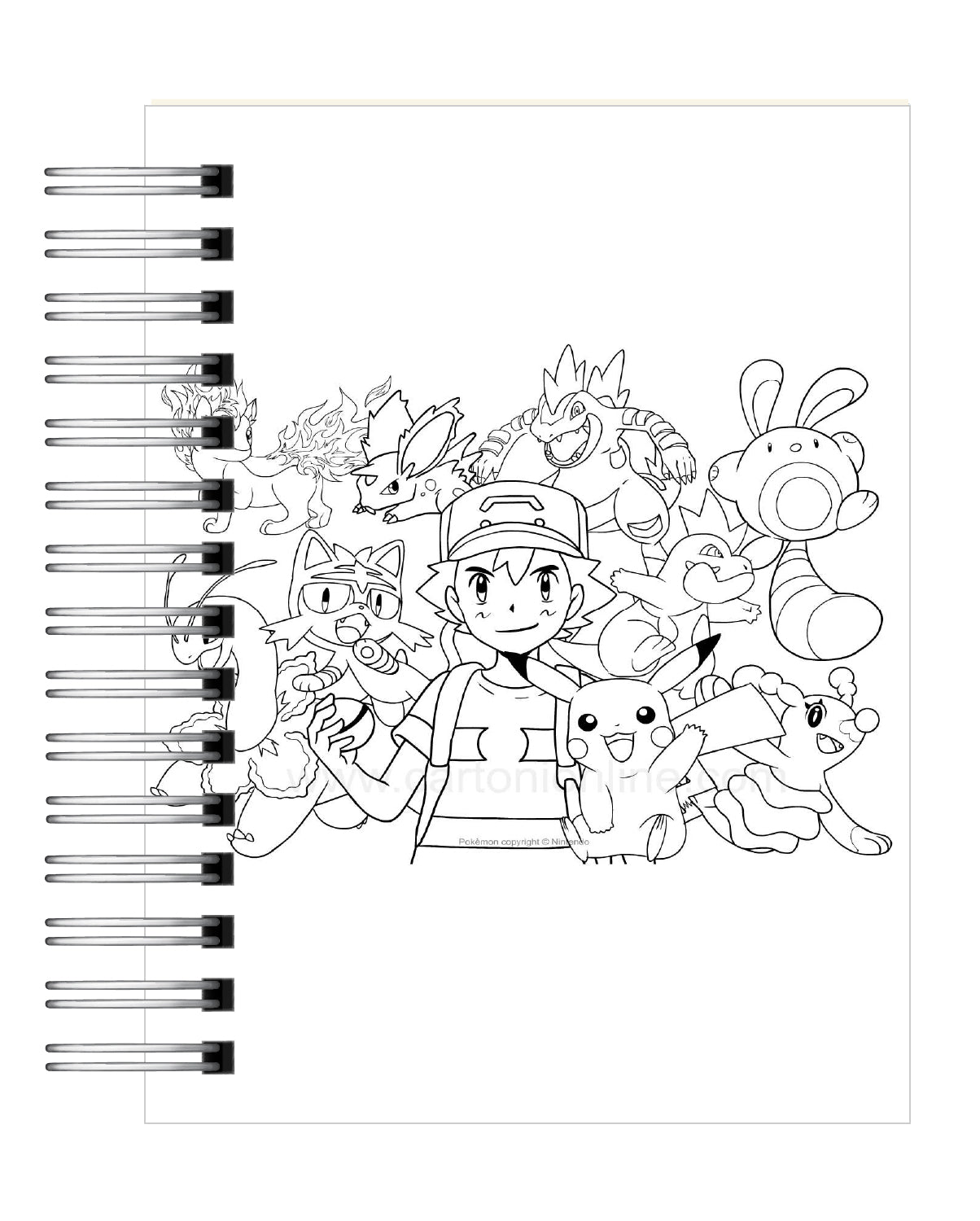 Libro para colorear Pokemon 8