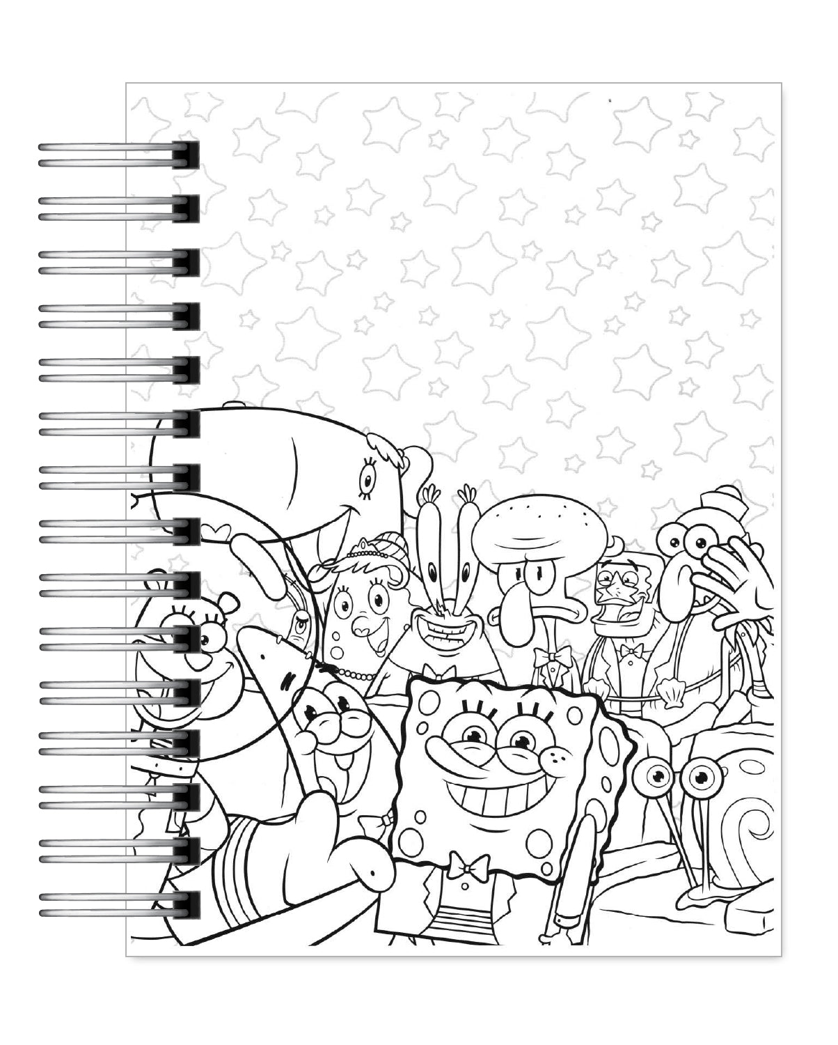 Libro Para Colorear Antiestrés Bob Esponja 4
