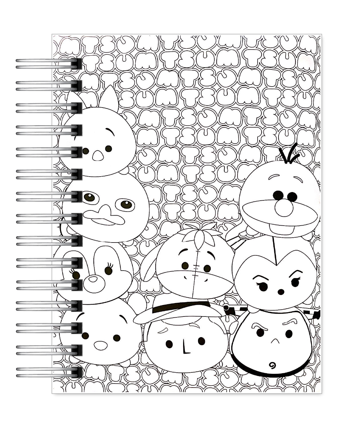 Libro Para Colorear Antiestrés Tsum Tsum 4