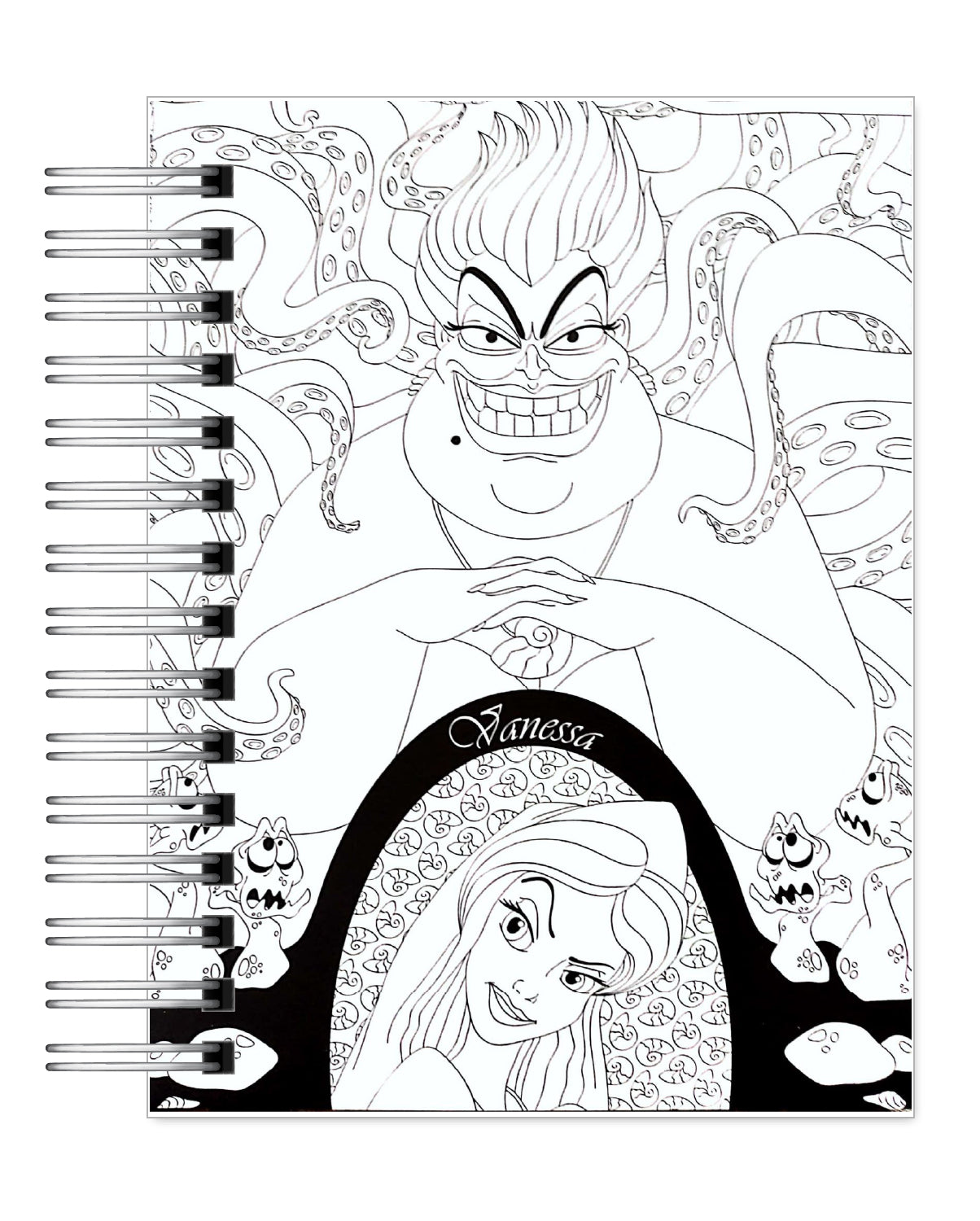 Libro Para Colorear Antiestrés Villanos de películas 4