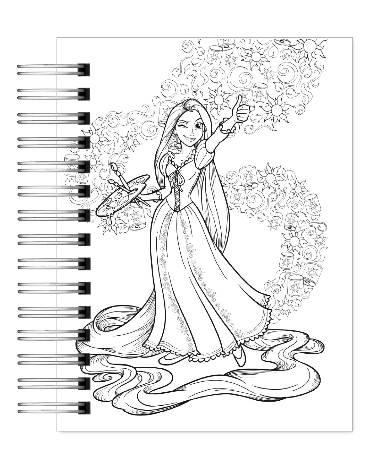 Libro Para Colorear Antiestrés El poder de las chicas 4