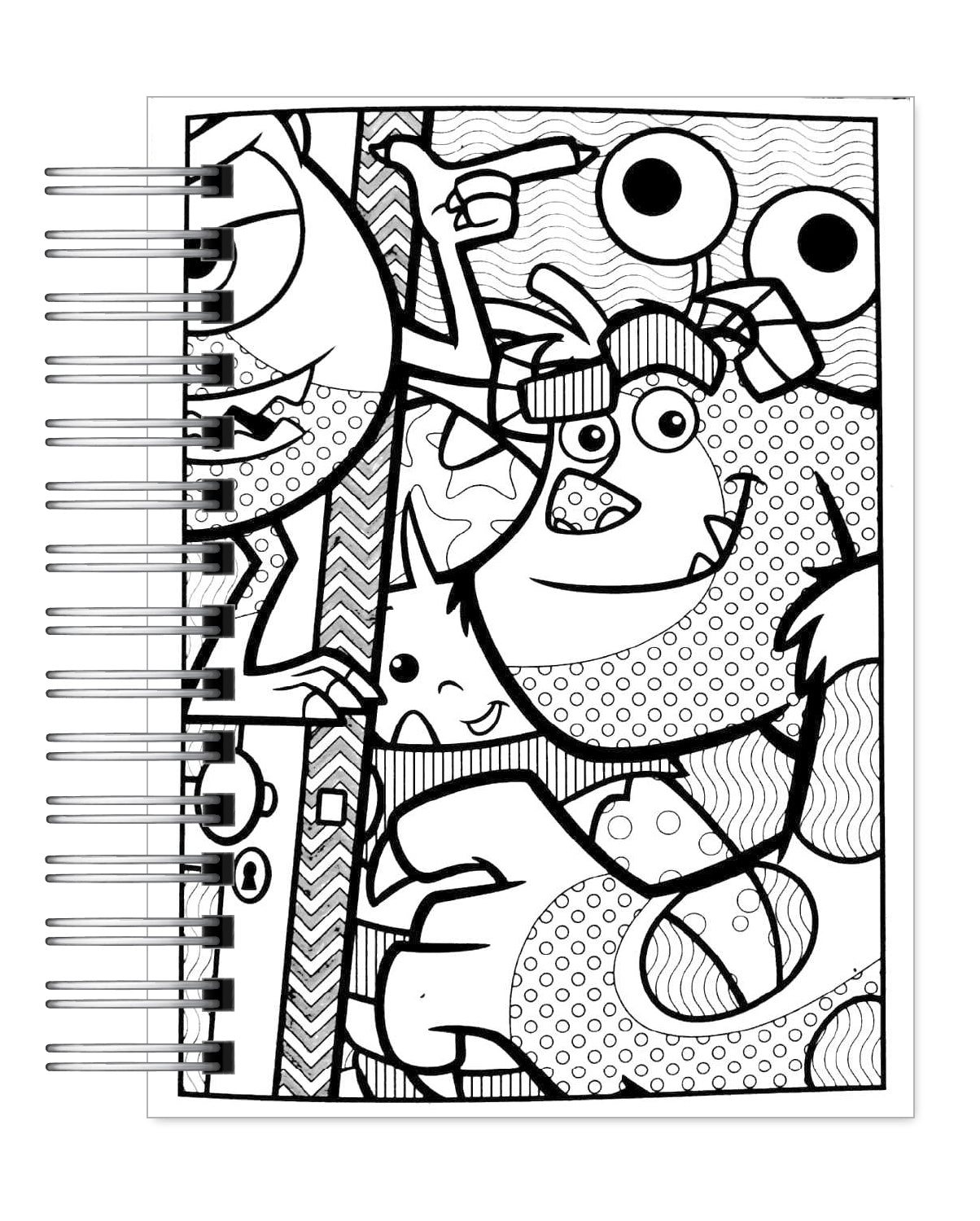 Libro Para Colorear Antiestrés Estrellas Pixar 4