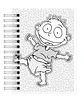 Libro Para Colorear Antiestrés Rugrats - Miniatura 2