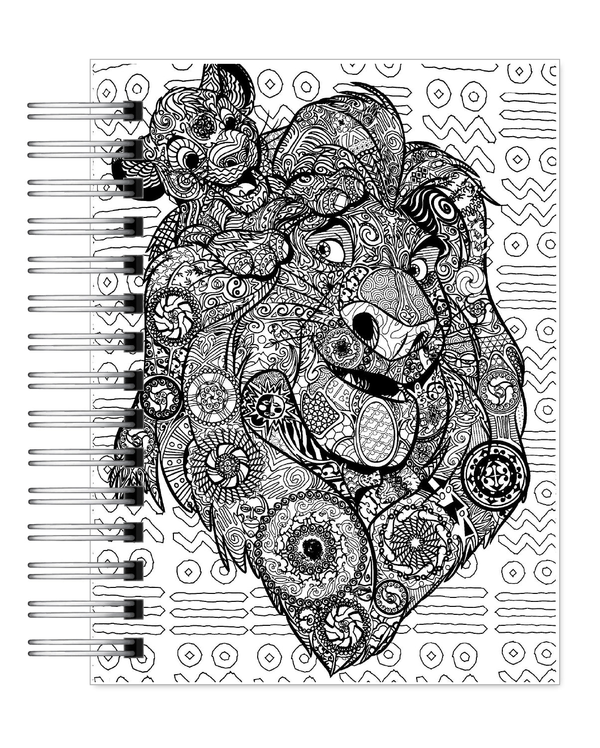 Libro Para Colorear Antiestrés Amigos de Pelicula 2