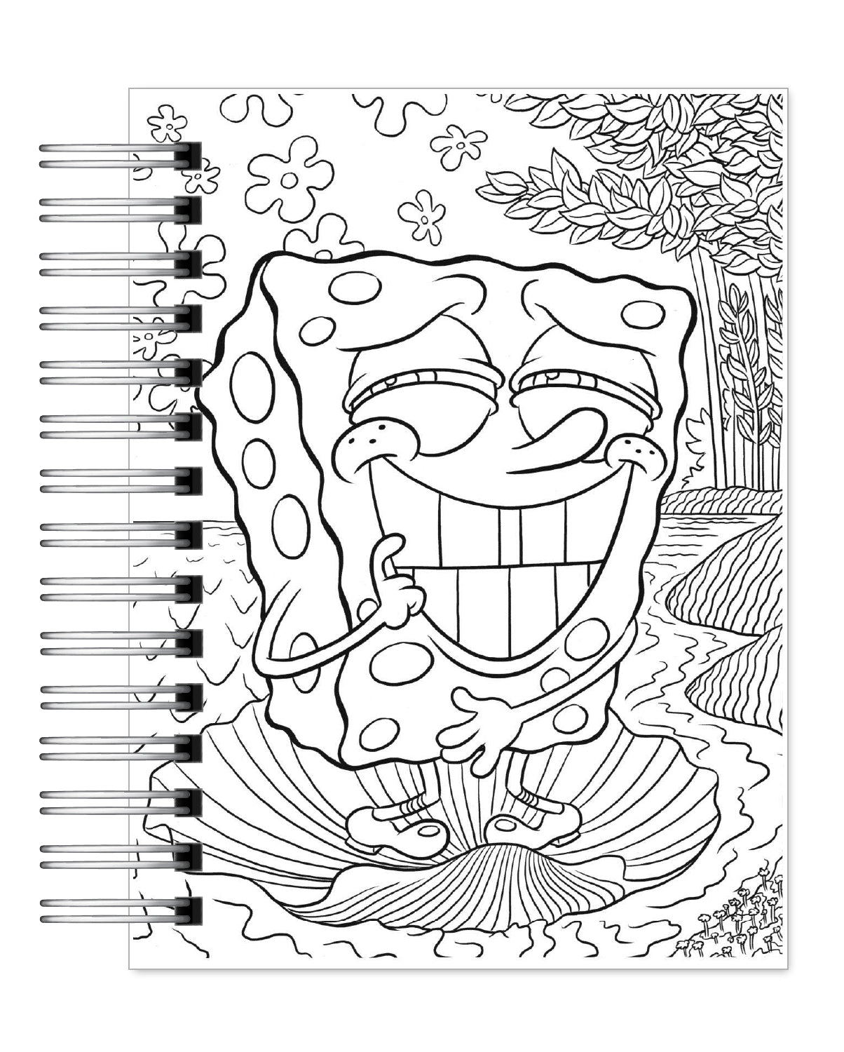 Libro Para Colorear Antiestrés Bob Esponja 6