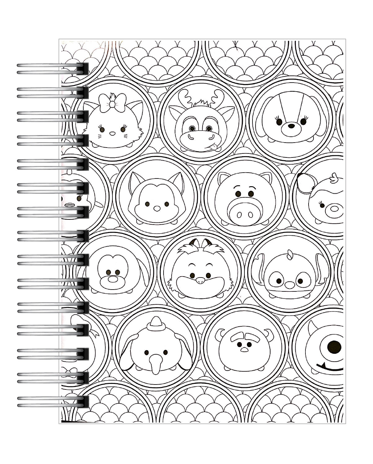 Libro Para Colorear Antiestrés Tsum Tsum 5
