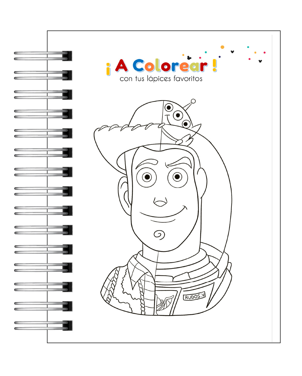 Libro para colorear y de actividades  Disney 100 years 14