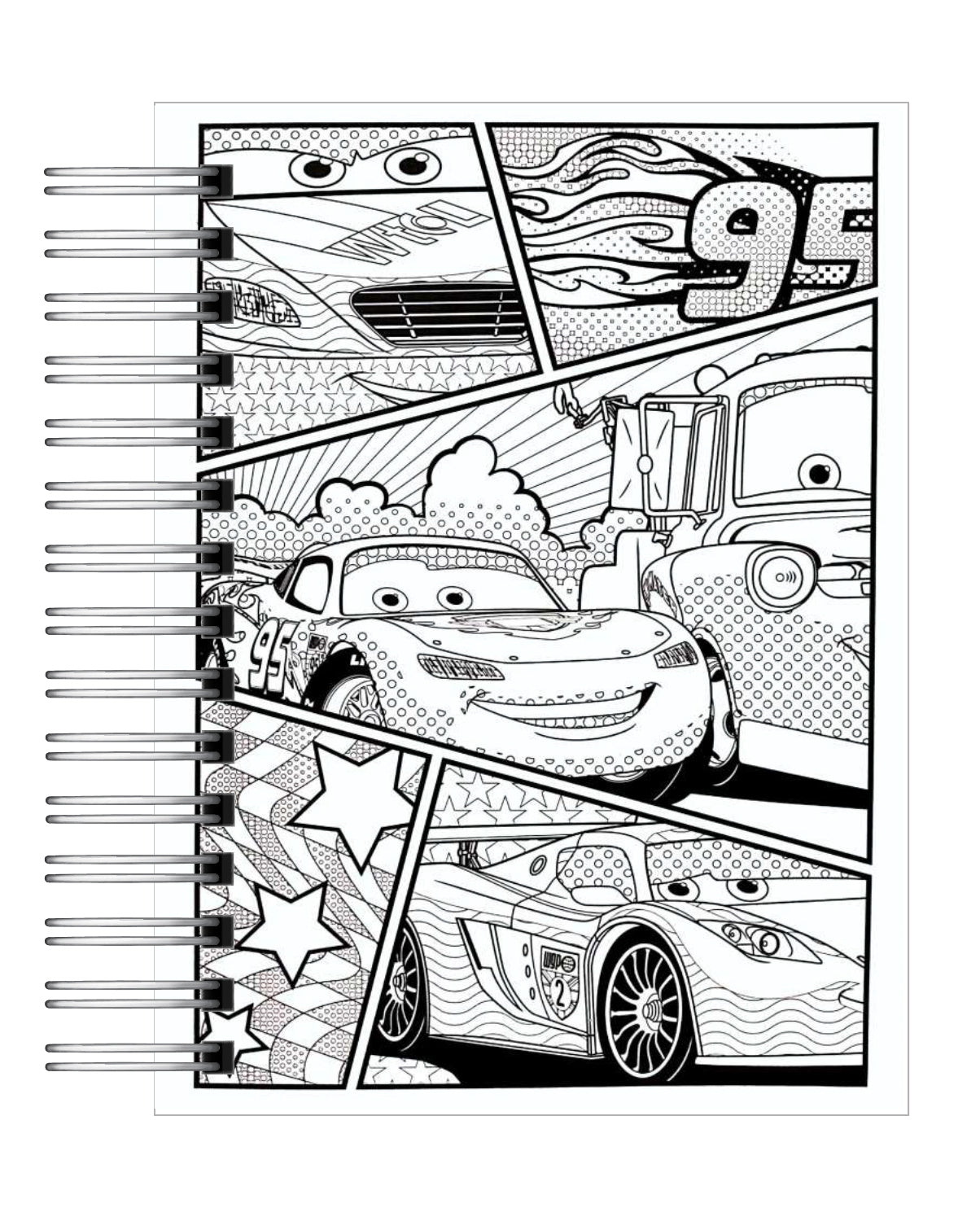 Libro Para Colorear Antiestrés Estrellas Pixar 5