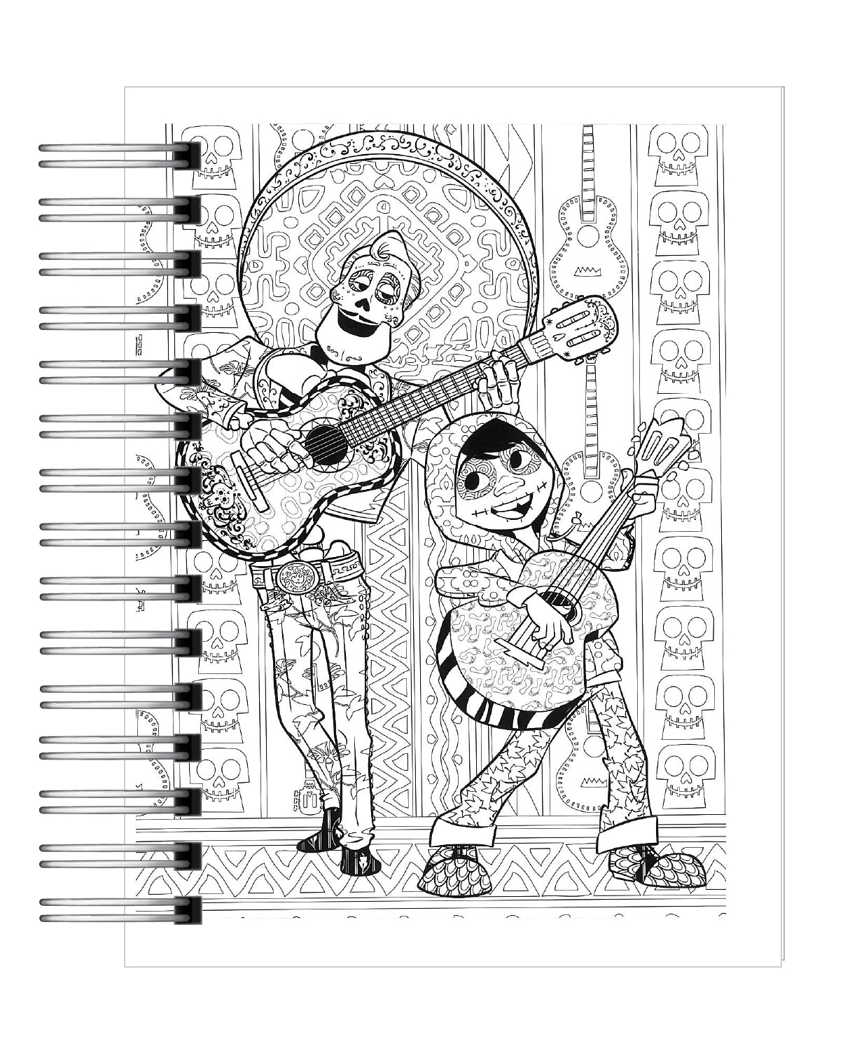 Libro Para Colorear Antiestrés Coco 4