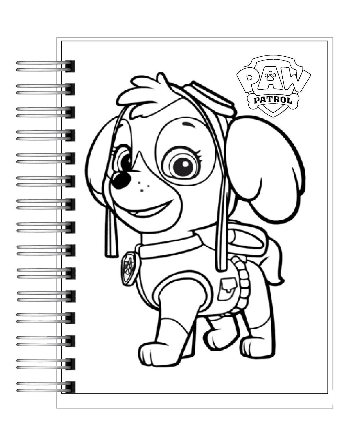 Libro para colorear  Paw Patrol 5