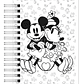 Libro Para Colorear Antiestrés Mickey & Minnie - Miniatura 6