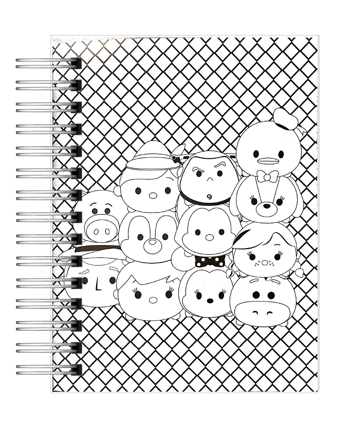 Libro Para Colorear Antiestrés Tsum Tsum 7
