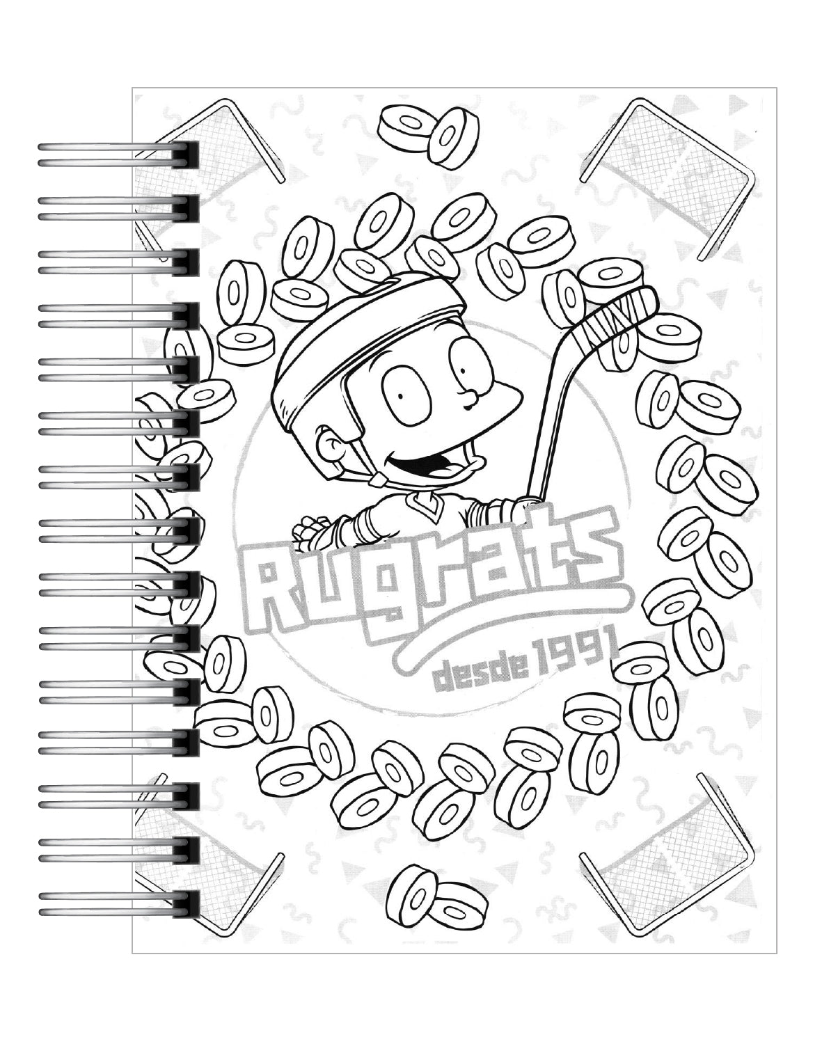 Libro Para Colorear Antiestrés Rugrats 5