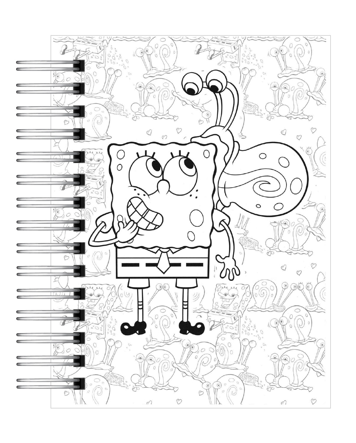 Libro Para Colorear Antiestrés Bob Esponja 8