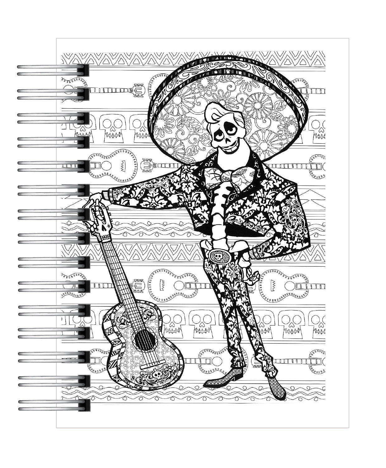 Libro Para Colorear Antiestrés Coco 5