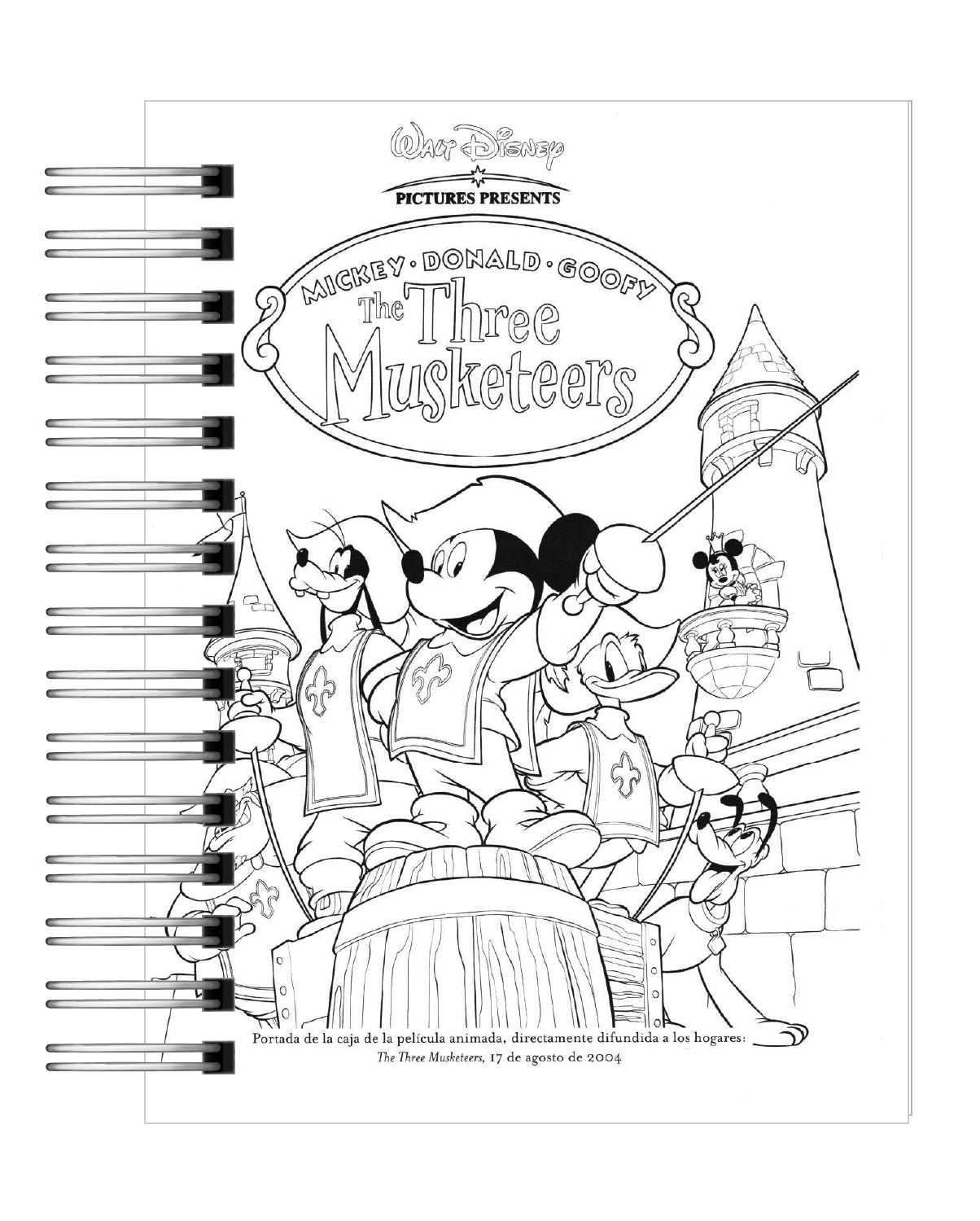 Libro Para Colorear Antiestrés Mickey & Minnie 7