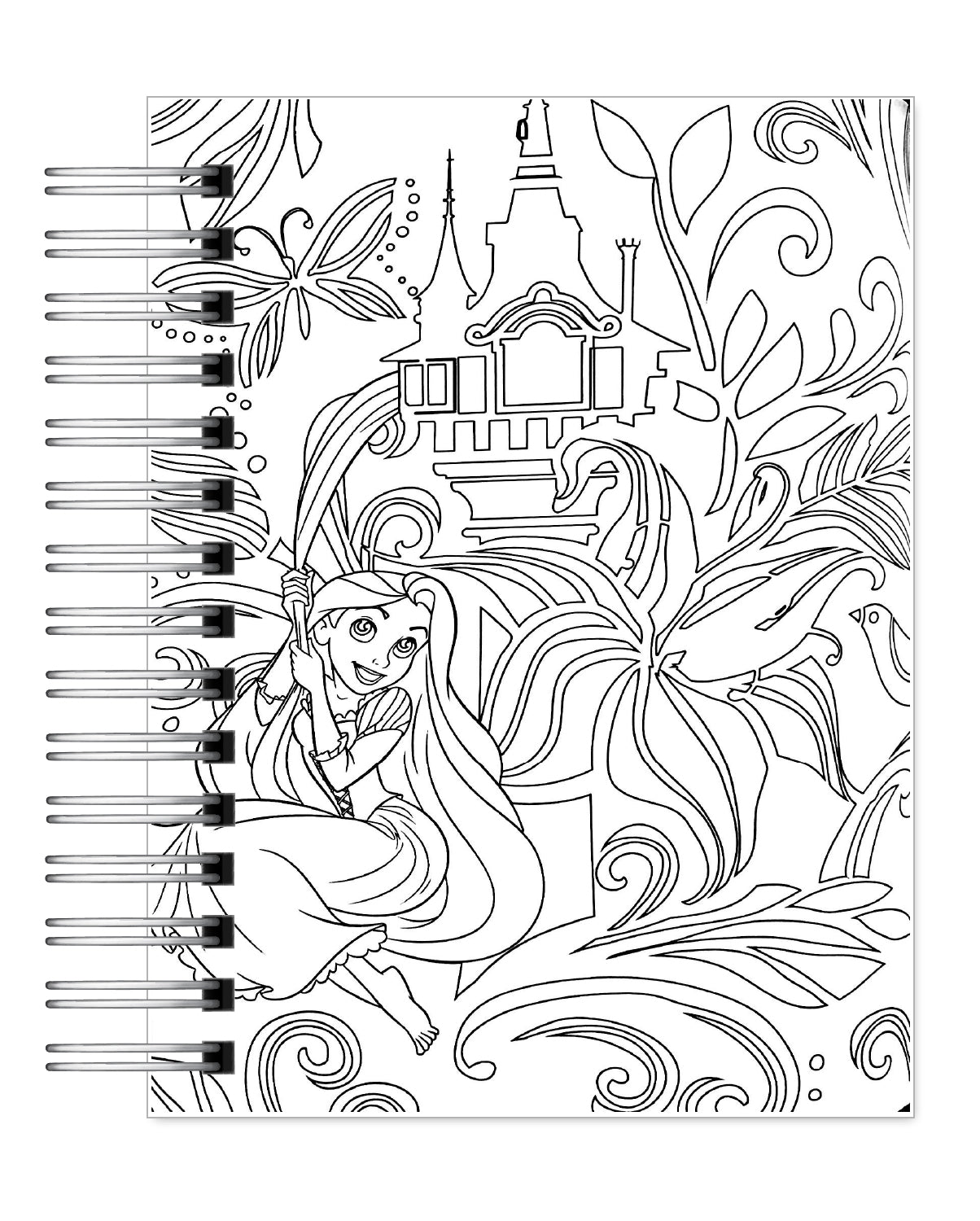 Libro Para Colorear Antiestrés PRINCESAS ENCANTADORAS 4