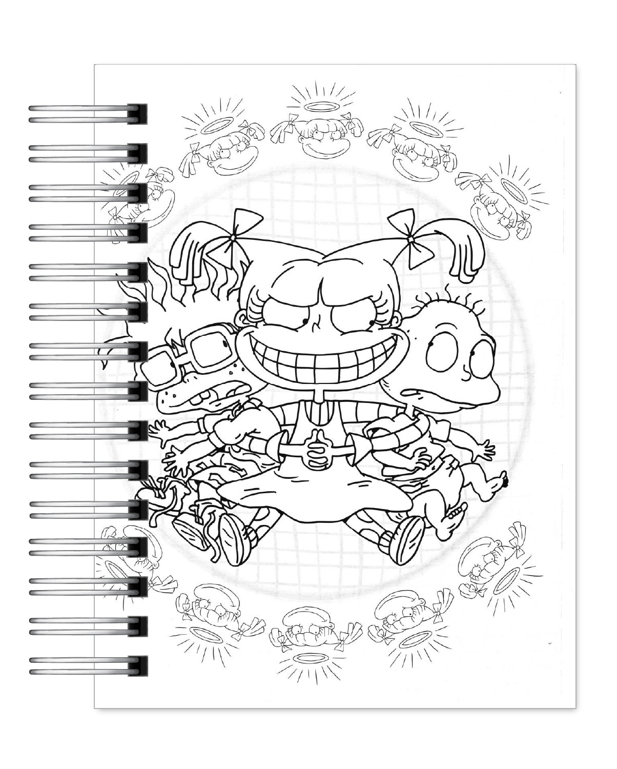 Libro Para Colorear Antiestrés Rugrats 6