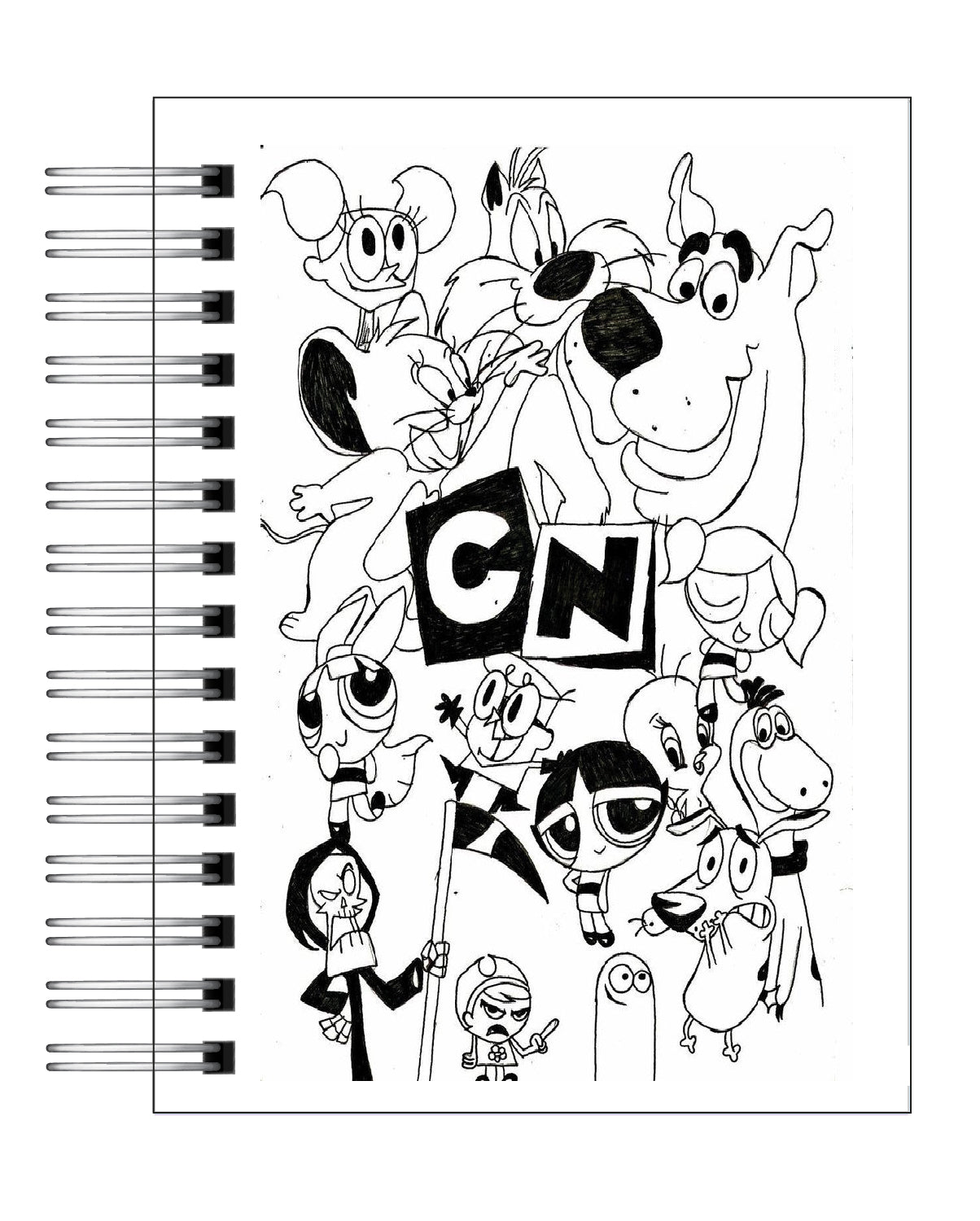 Libro para colorear Cartoon network 3
