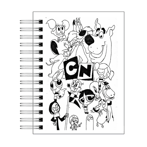 Libro para colorear Cartoon network 3