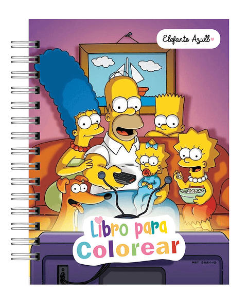 Libro para colorear  Los Simpsons