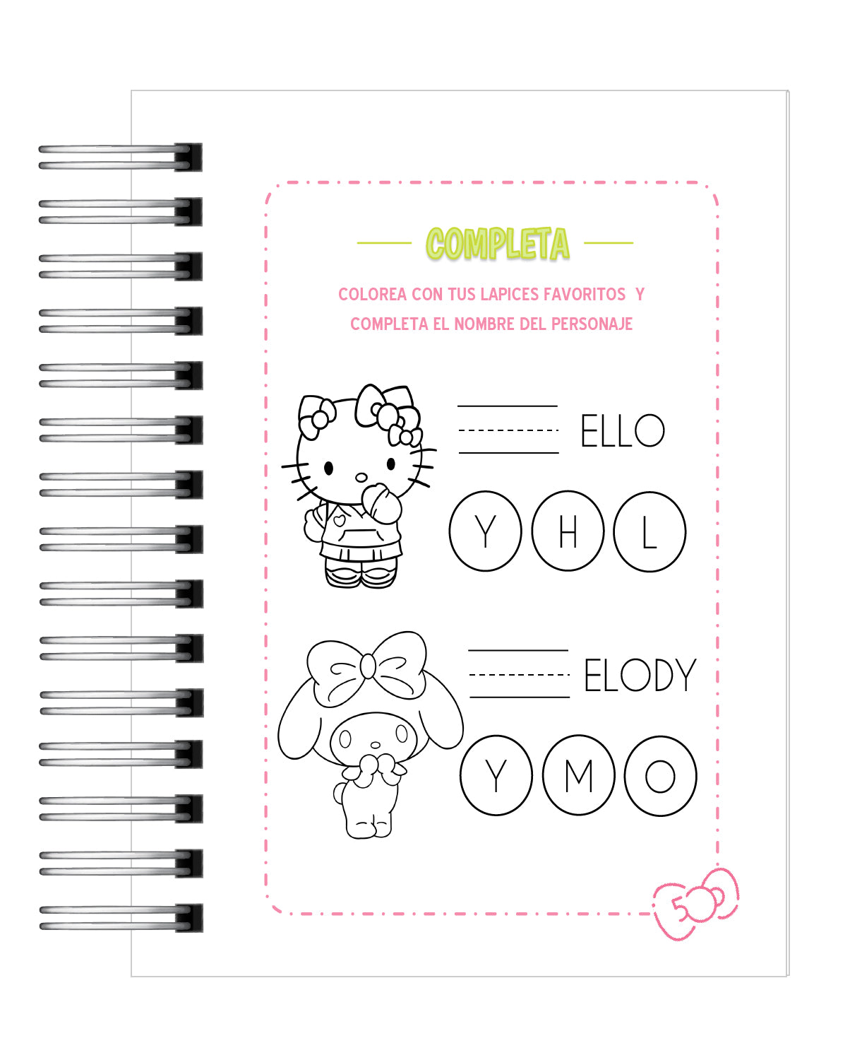 Libro de Actividades  Sanrioox 9