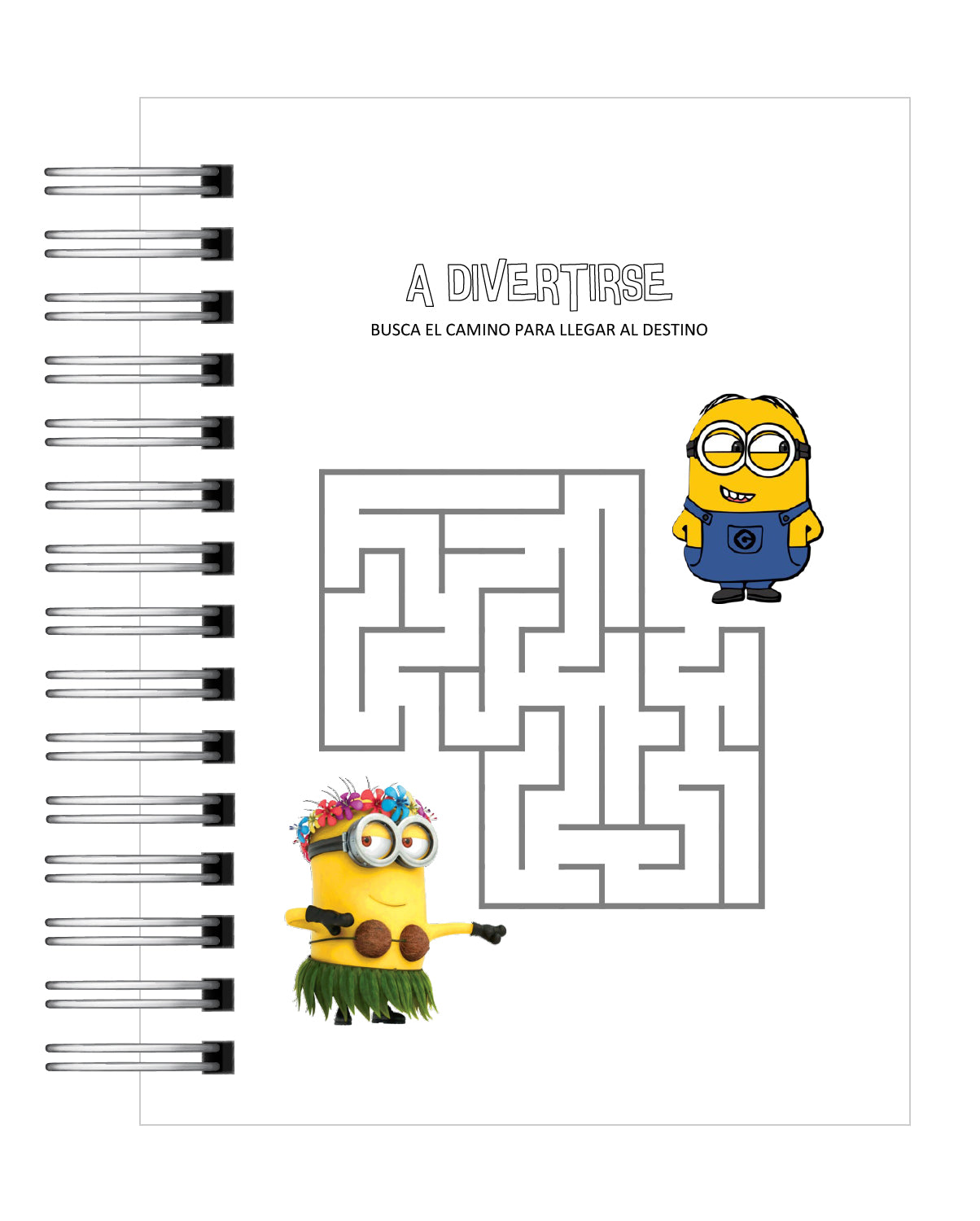 Libro de Actividades Minions 8