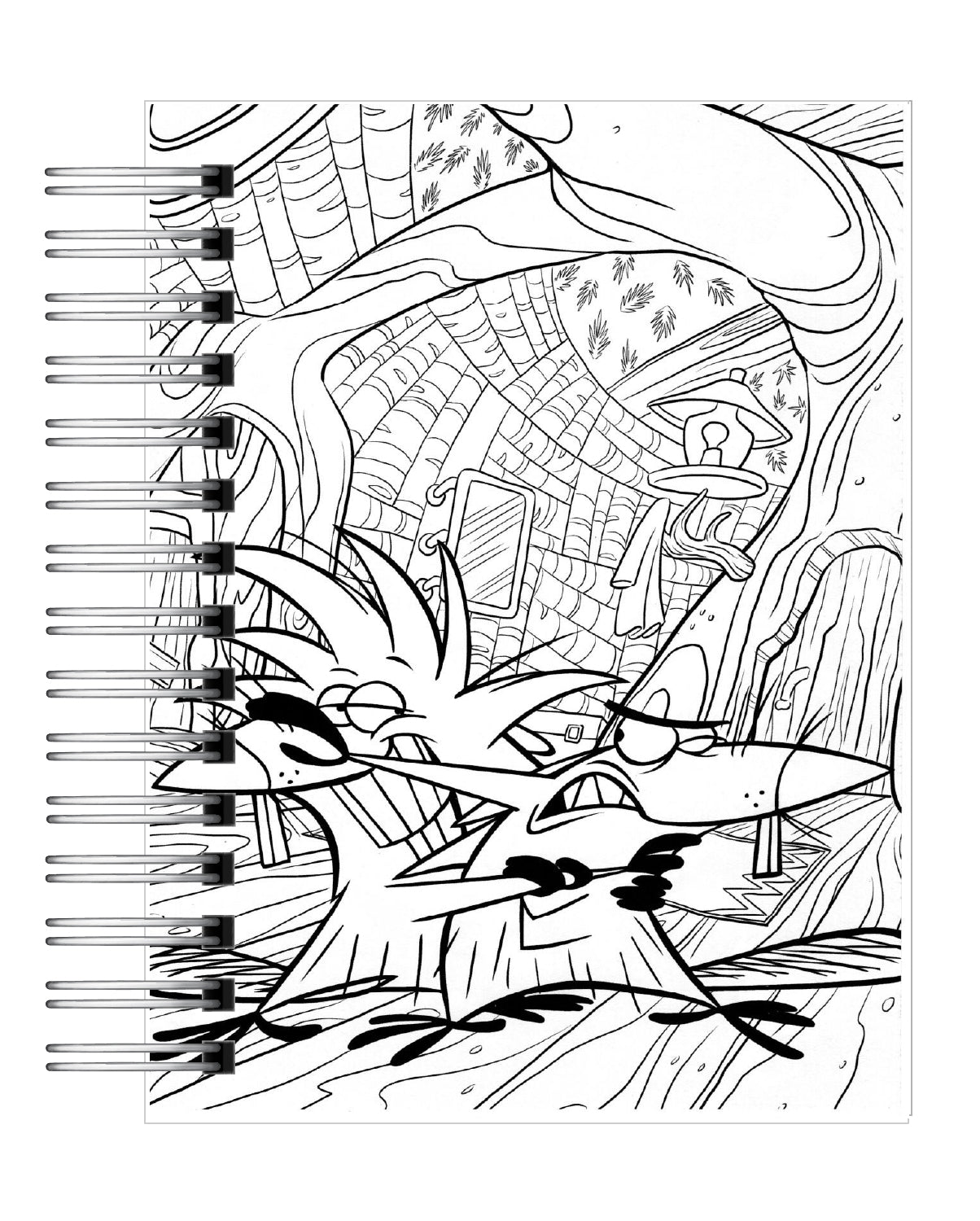 Libro Para Colorear Antiestrés The Splat Nickelodeon 7