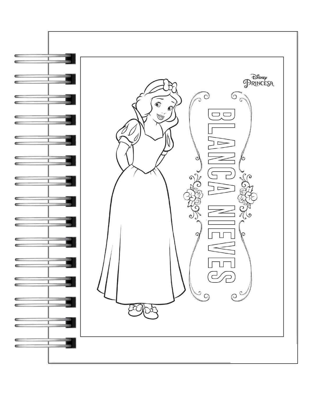 Libro para colorear  Princesas Disney 3