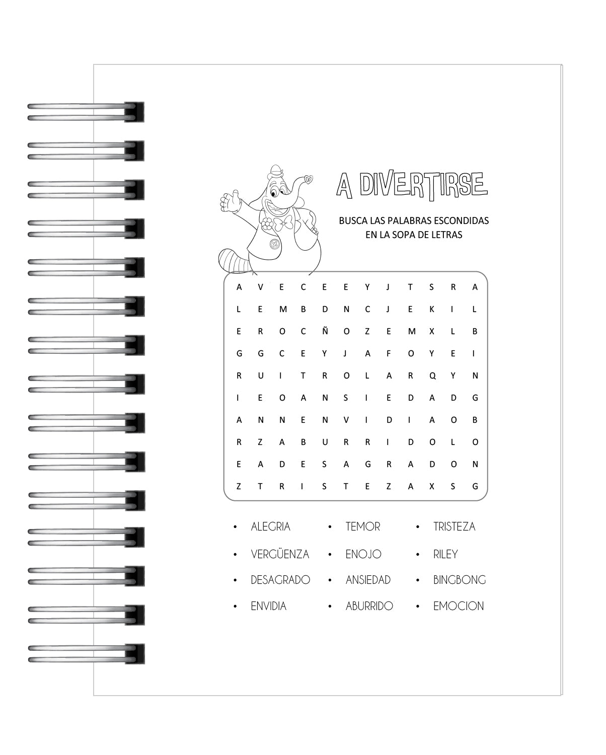 Libro de Actividades Intensamente 9