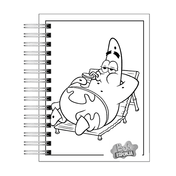 Libro para colorear Bob Esponja 4