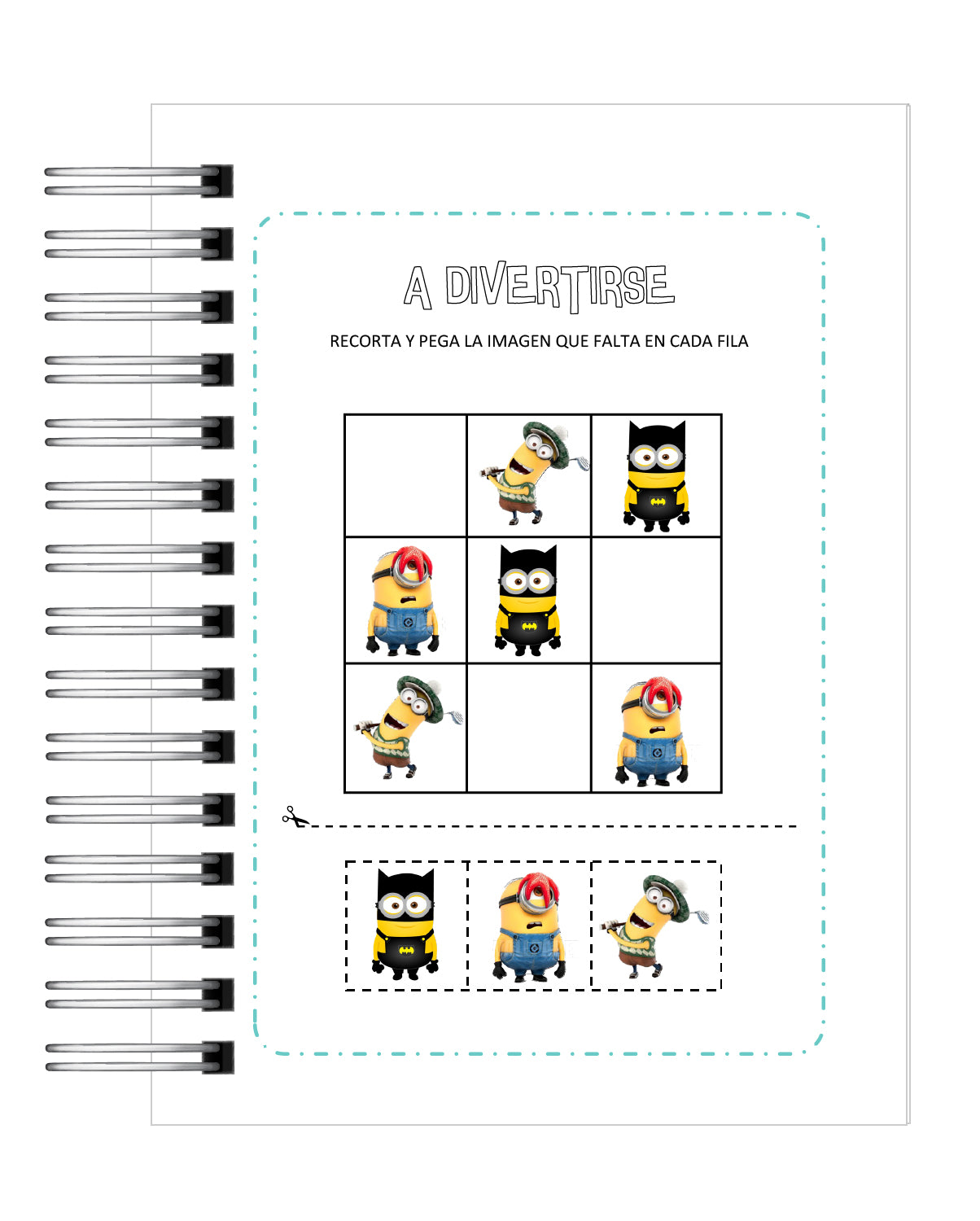 Libro de Actividades Minions 9