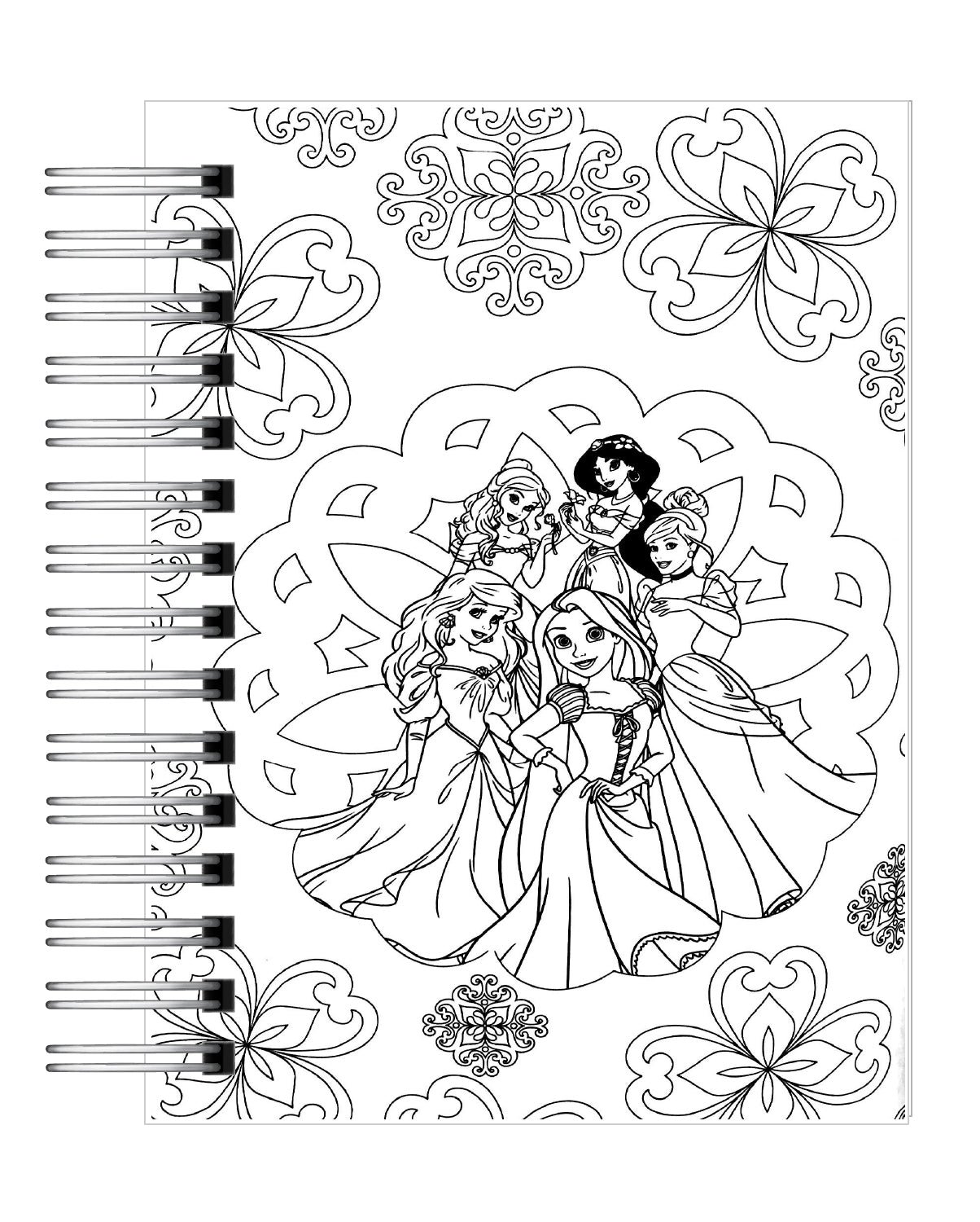 Libro Para Colorear Antiestrés PRINCESAS ENCANTADORAS 7