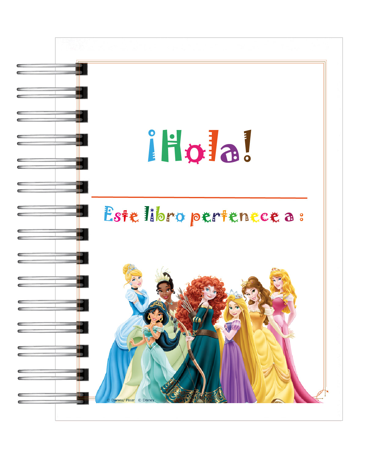 Libro para colorear  Princesas Disney 5