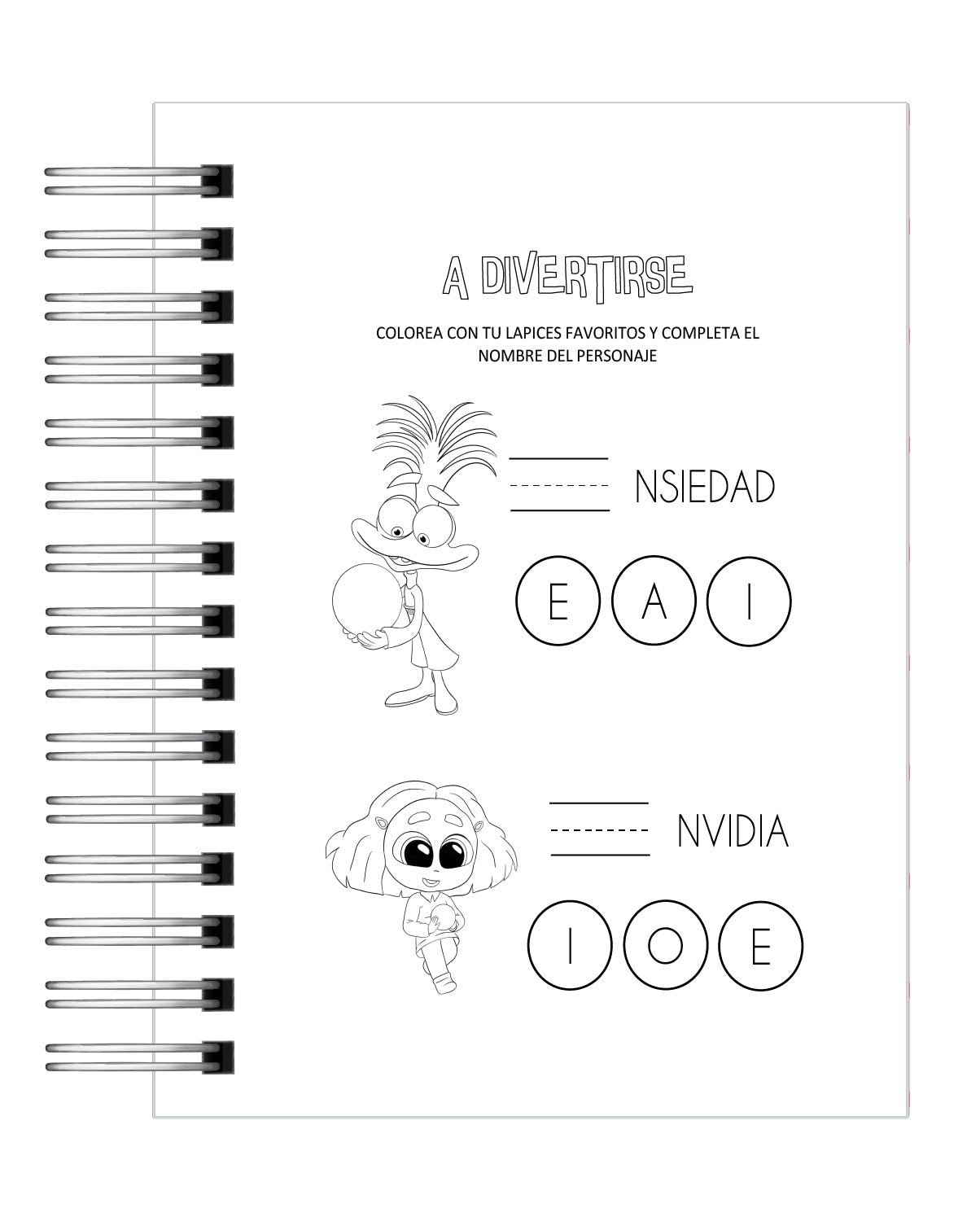 Libro de Actividades Intensamente 11