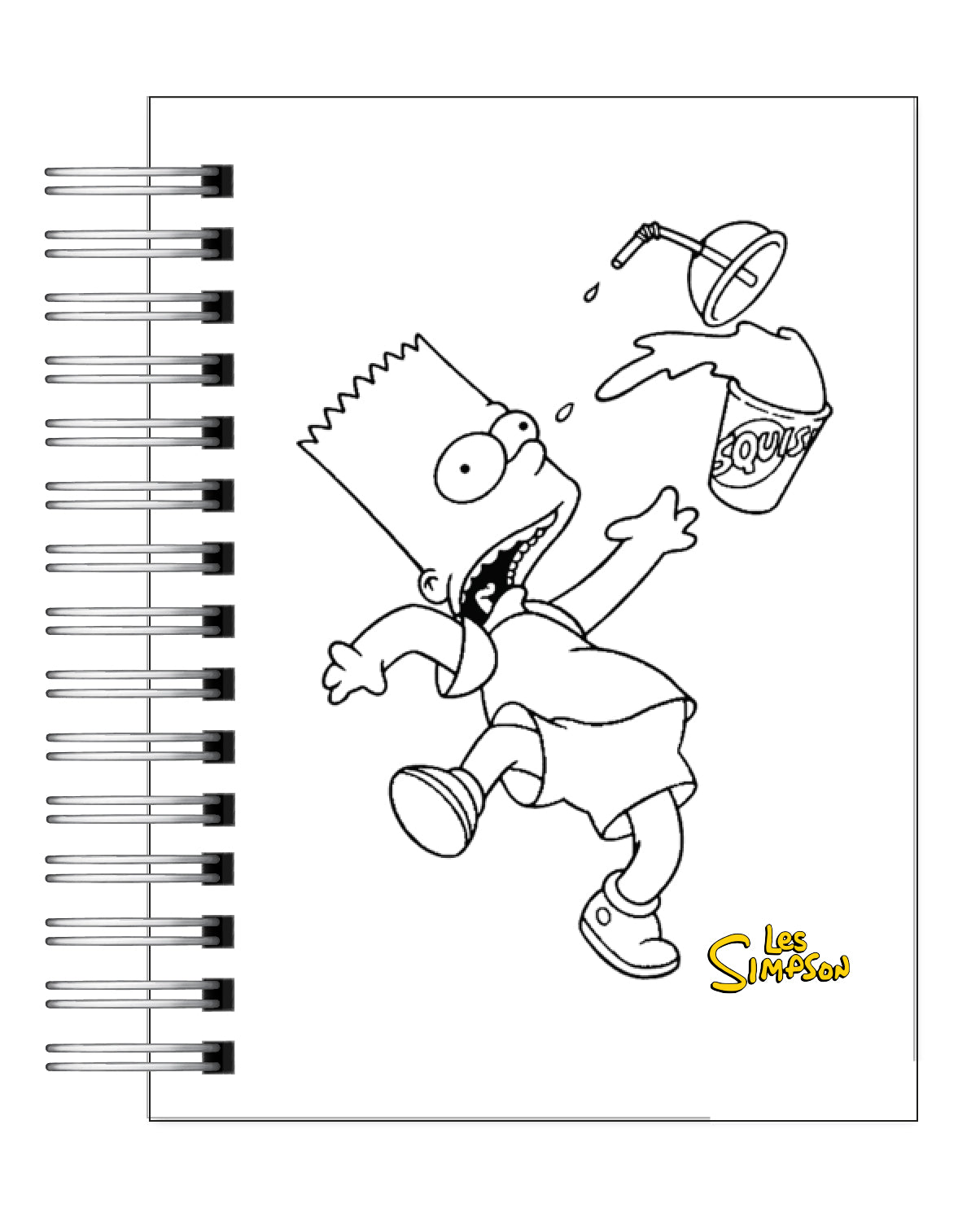 Libro para colorear  Los Simpsons 4