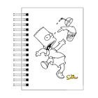 Libro para colorear  Los Simpsons 4