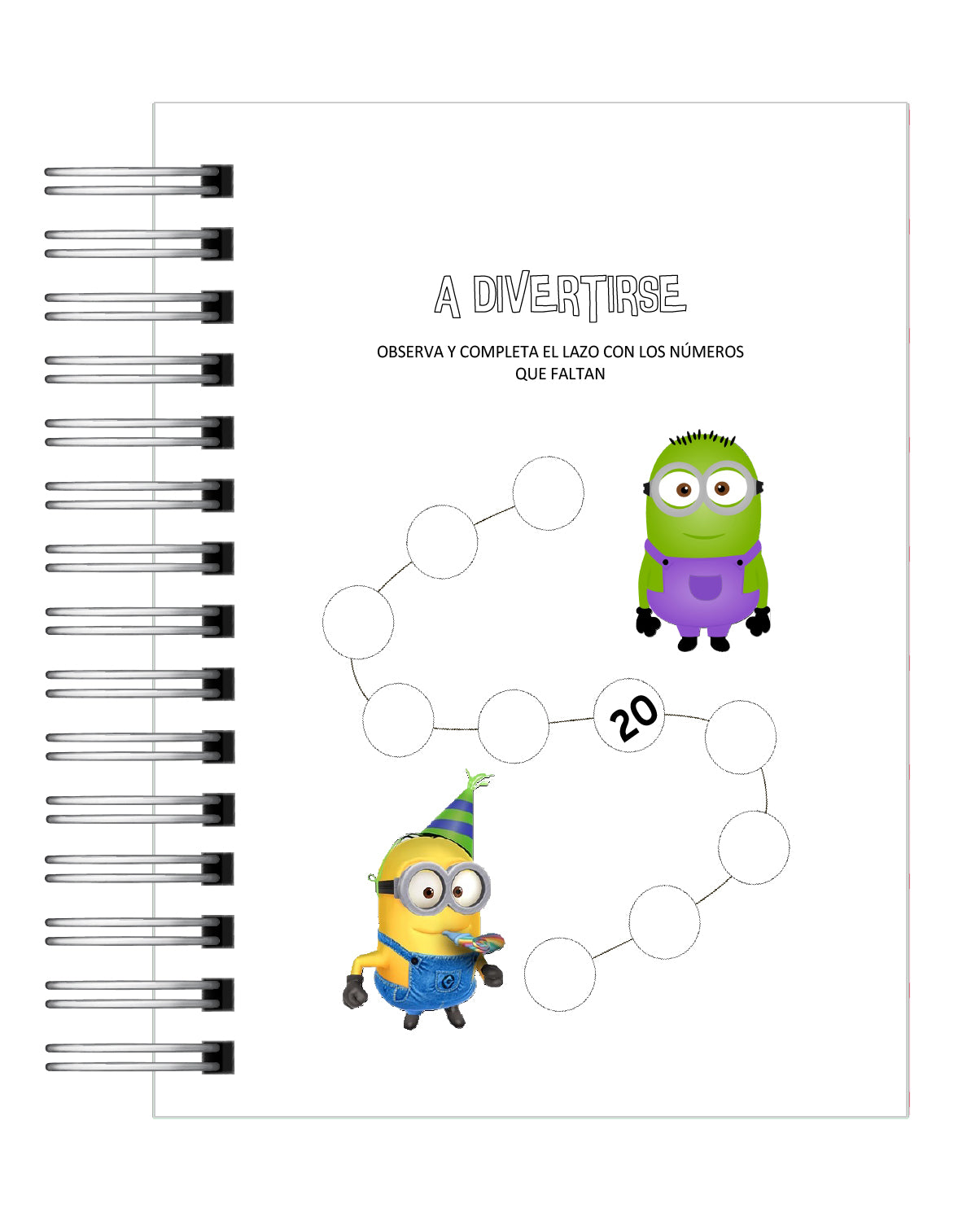 Libro de Actividades Minions 11