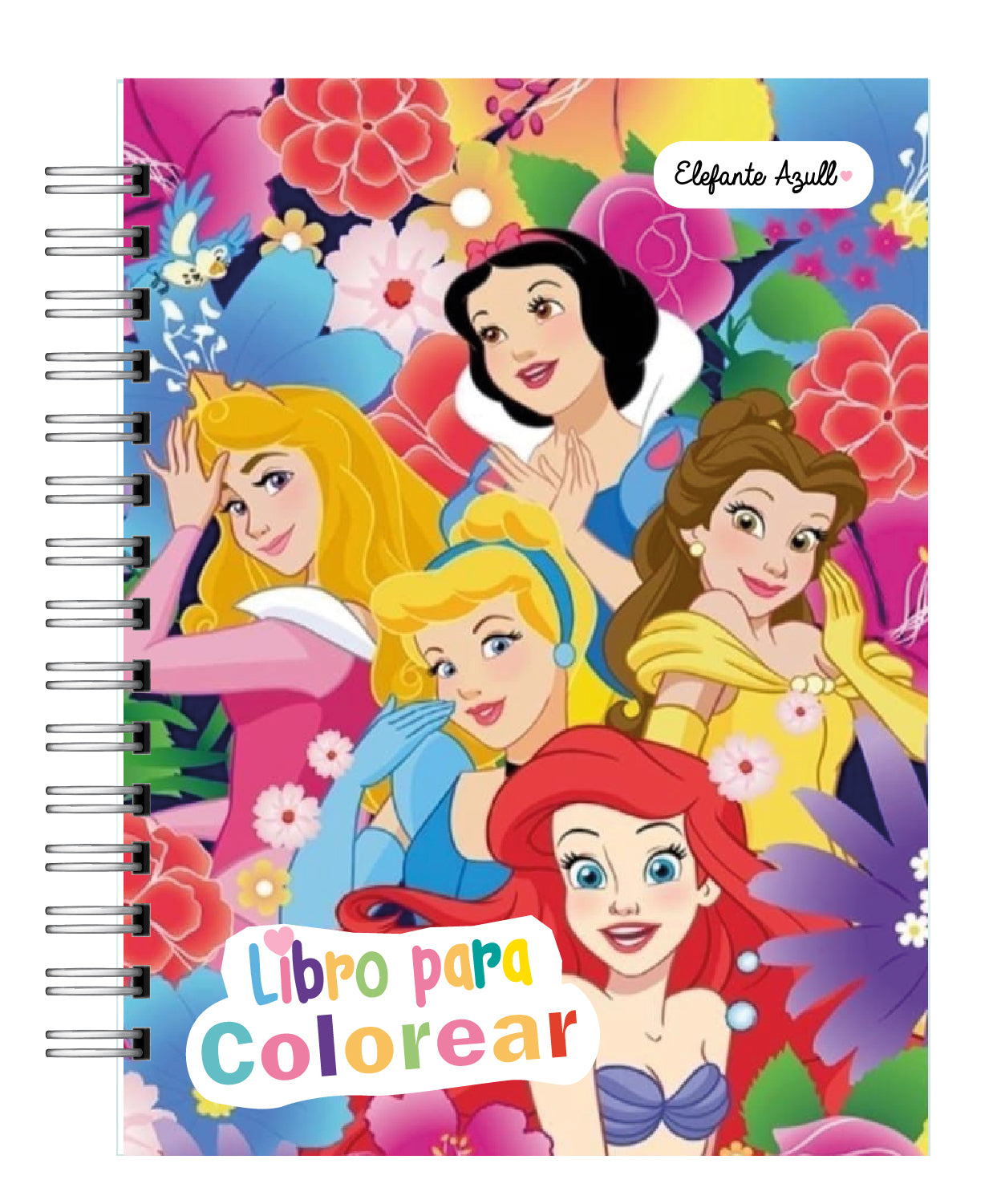 Libro para colorear  Princesas Disney 7