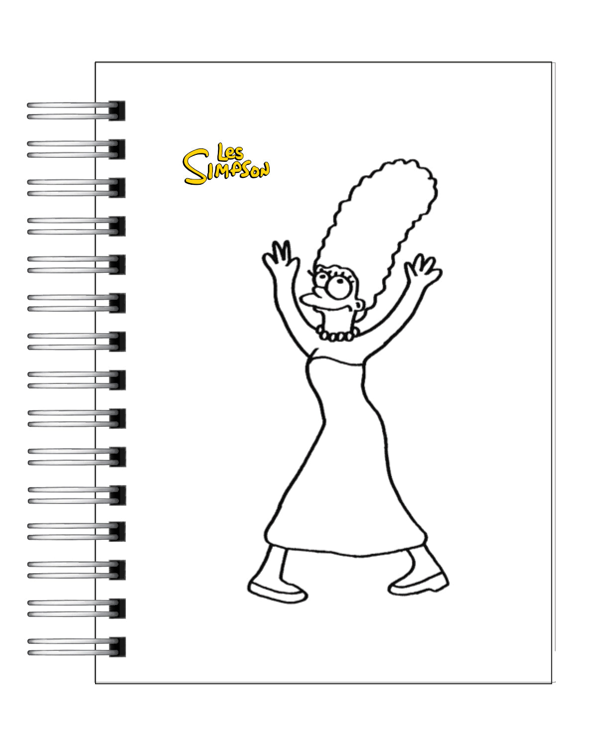 Libro para colorear  Los Simpsons 5